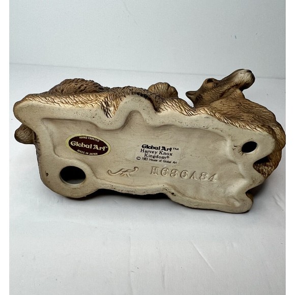 Kingdom Harvey Knox Camel 1983 Hand Painted Made In Japan Global Art A & B Set - Picture 9 of 12